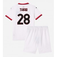 Camisa de time de futebol AC Milan Malick Thiaw #28 Replicas 2º Equipamento Infantil 2024-25 Manga Curta (+ Calças curtas)